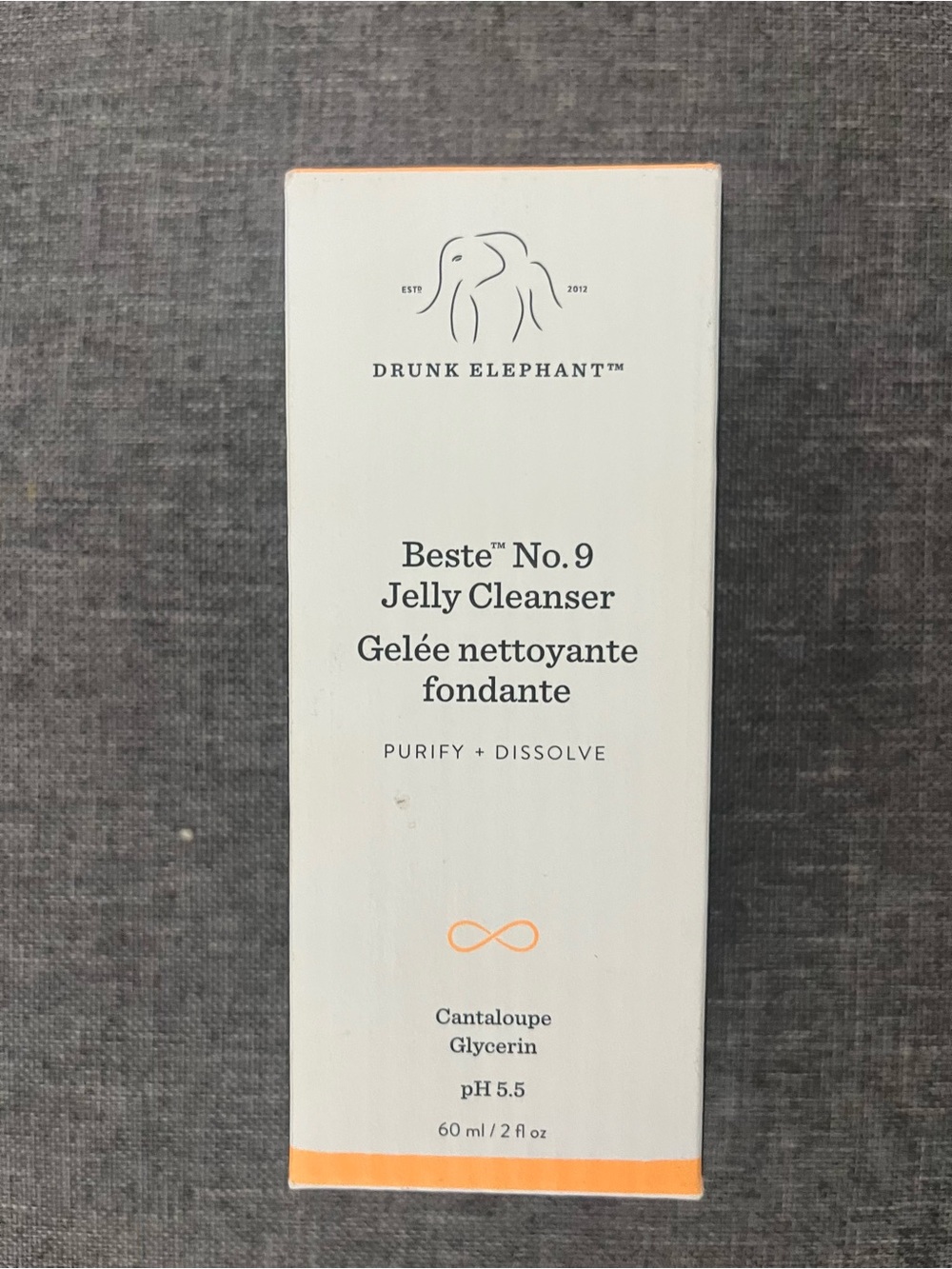 Drunk Elephant Beste No.9 Jelly Cleanser — White & Orange Packaging 60 ml
